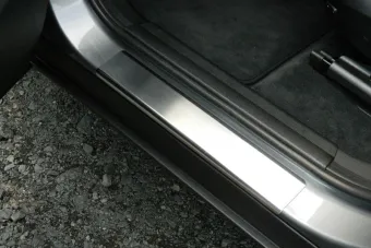 für Mazda 3 Schutz Zubehör Teile Scuff Einstiegsleisten Beschützer