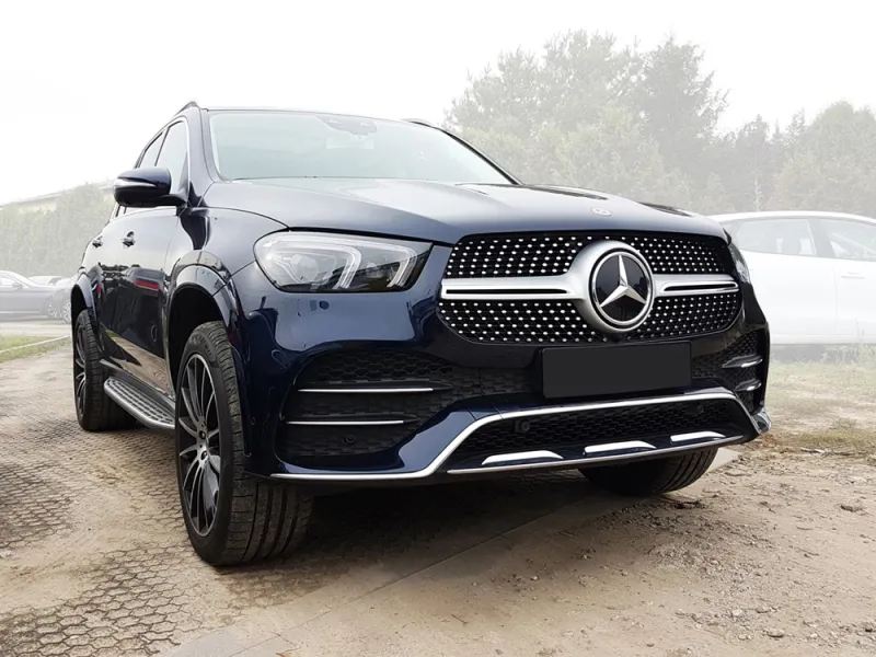 GRAPHIT Edelstahl Ladekantenschutz passend für Mercedes GLE II (V167) 10/2018-06/2023