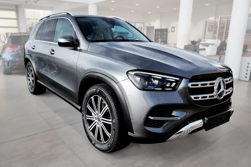 GRAPHIT Edelstahl Ladekantenschutz passend für Mercedes GLE II (V167) Facelift ab 07/2023