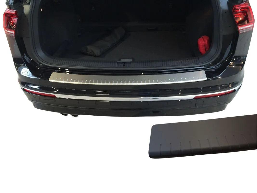 Ladekantenschutz Alu schwarz passend für VW Tiguan II/FL