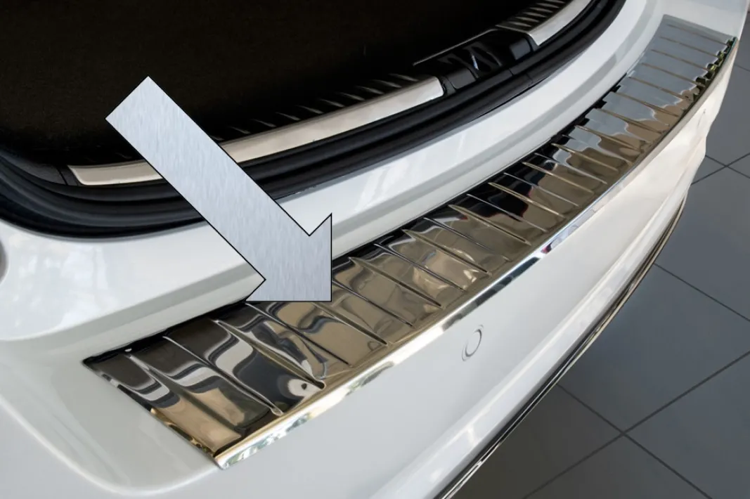 Ladekantenschutz V2A silber passend für Toyota Auris 2