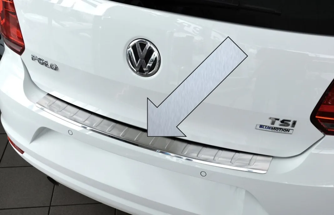 Ladekantenschutz V2A silber passend für VW 6R Typ Polo