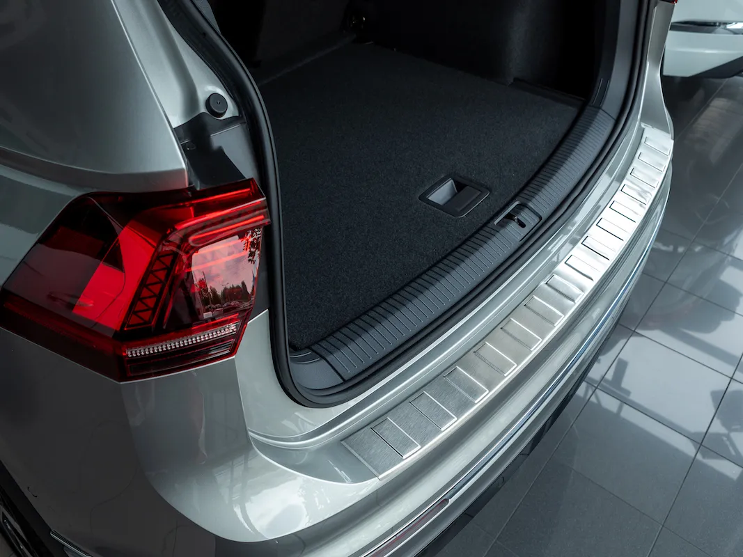Ladekantenschutz V2A gebürstet Tiguan Allspace für 2017 passend VW ab