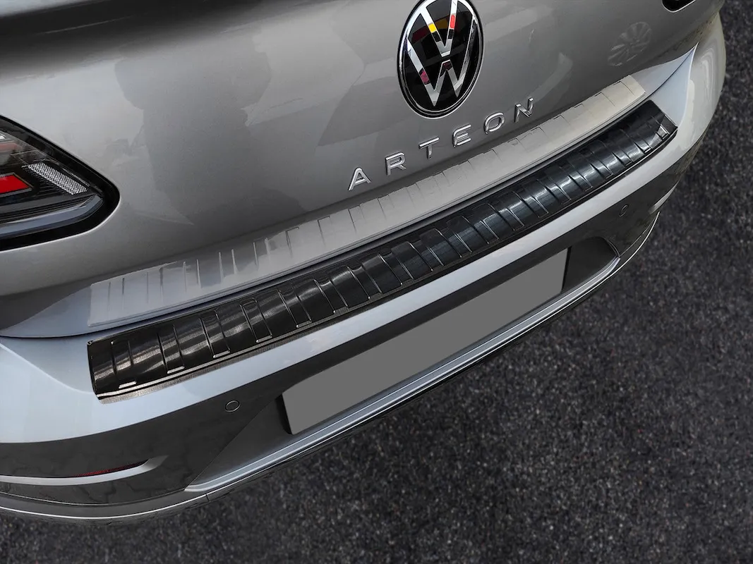 Ladekantenschutz V2A schwarz passend für VW Arteon Kombi