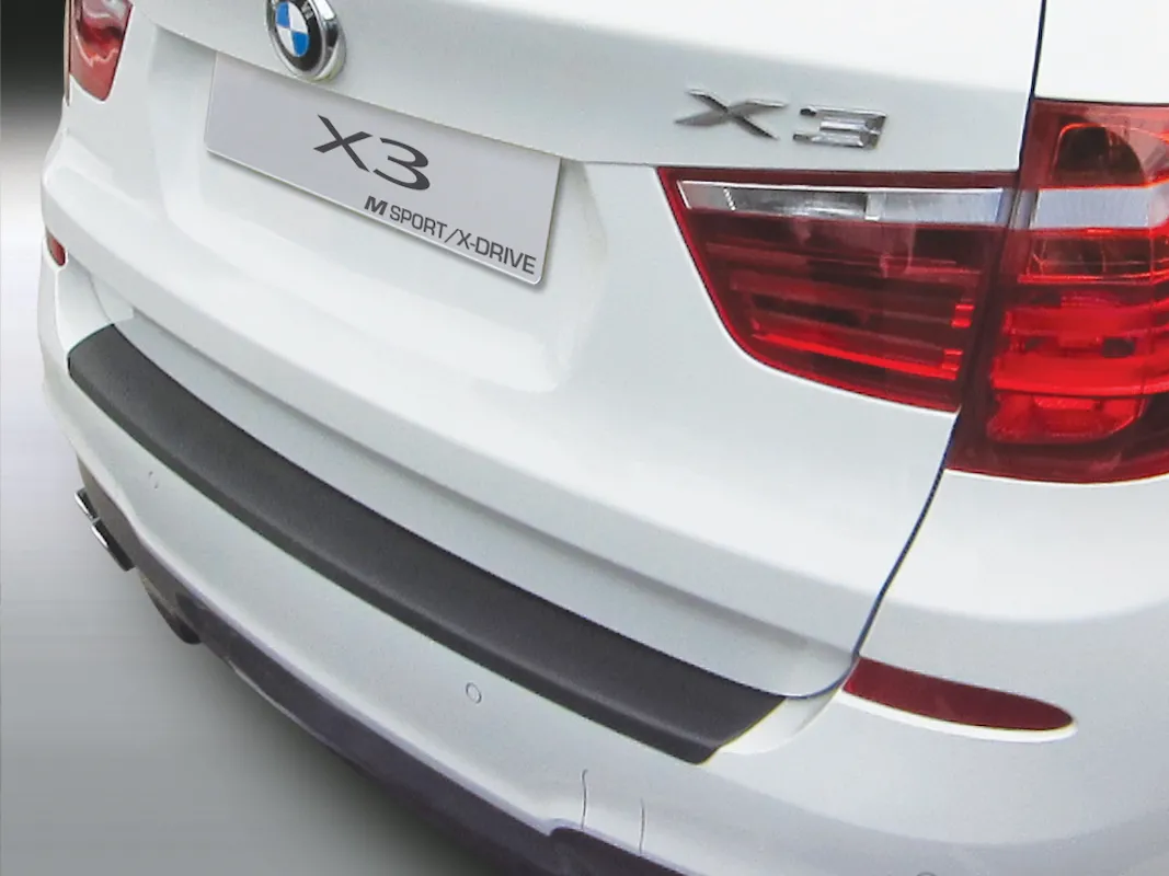 M-Sport/SE passend BMW schwarz ABS X3 F25 Ladekantenschutz für
