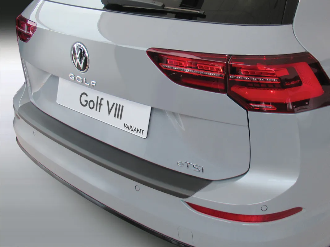 schwarz für VW Golf Alltrack passend Variant Ladekantenschutz ABS + 8