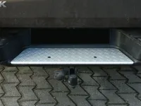 Trittschutzblech Alu Riffel matt passend für VW Amarok 2010-2016