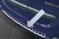 CLASSIC Ladekantenschutz Edelstahl passend für Dacia Dokker mit Aussparung ab 2012
