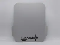 Gleitbrett für Thermomix® TM5, TM6, TM7 mit Griffen Alu silber robust KÜCHENHILFE